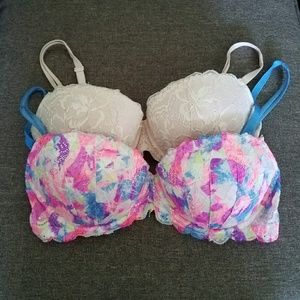 Pink Victoria's Secret Bra 34D bundle